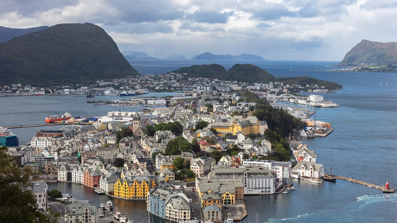 Representativt motiv fra Ålesund kommune