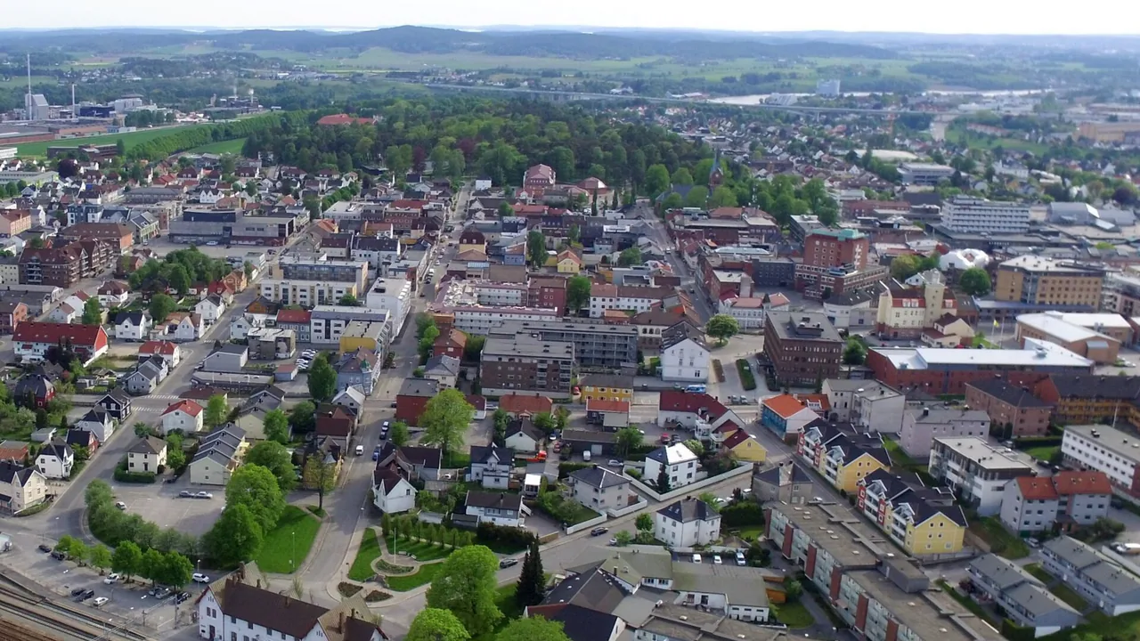 Representativt motiv fra Sarpsborg kommune
