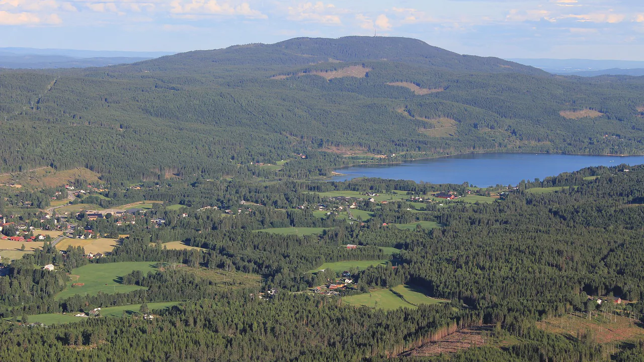 Representativt motiv fra Hurdal kommune