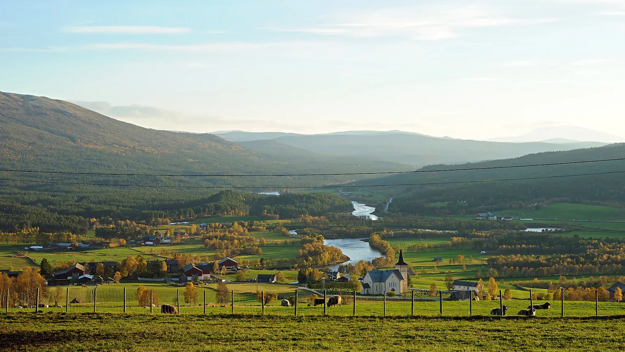 Representativt motiv fra Os kommune