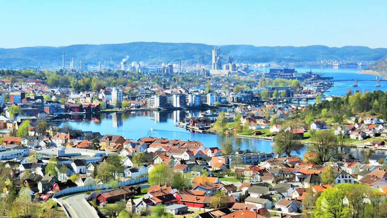 Representativt motiv fra Porsgrunn kommune
