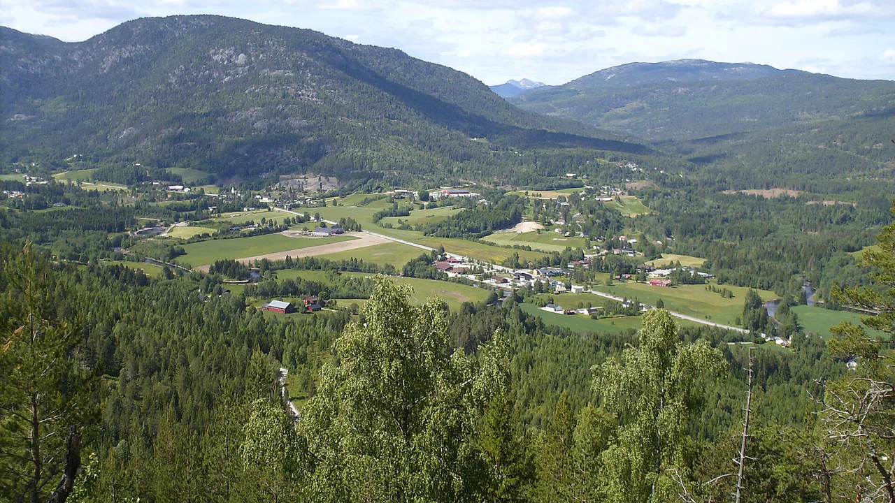 Representativt motiv fra Hjartdal kommune