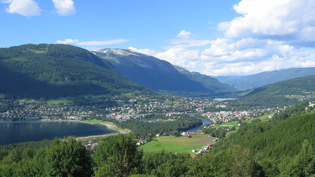 Representativt motiv fra Voss kommune