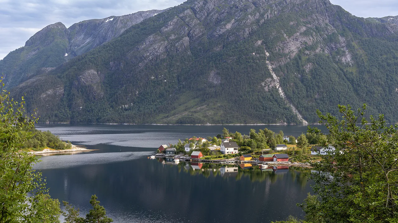 Representativt motiv fra Masfjorden kommune