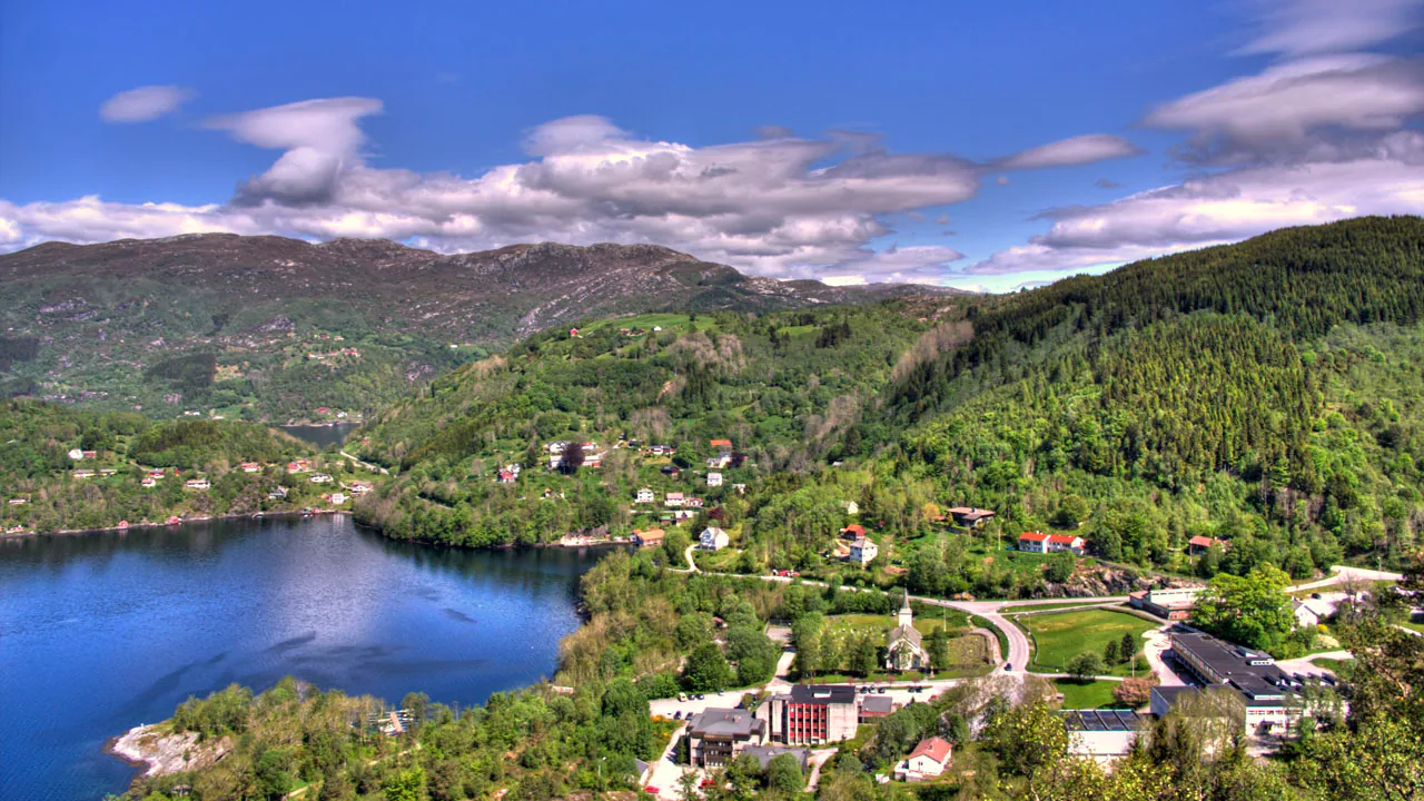 Representativt motiv fra Hyllestad kommune
