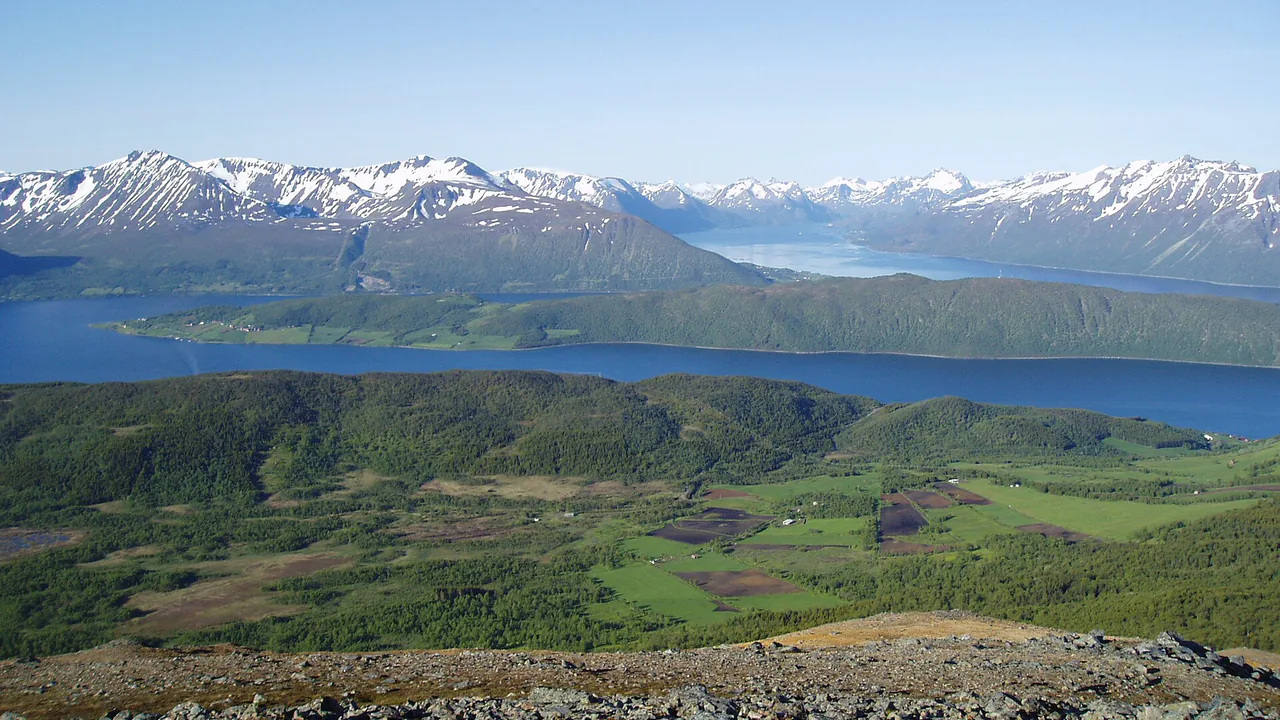 Representativt motiv fra Kvæfjord kommune